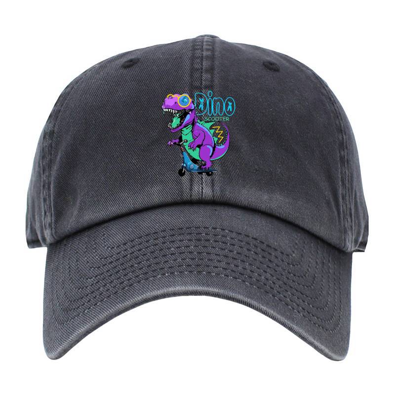 Dino Scooter Baseball Cap