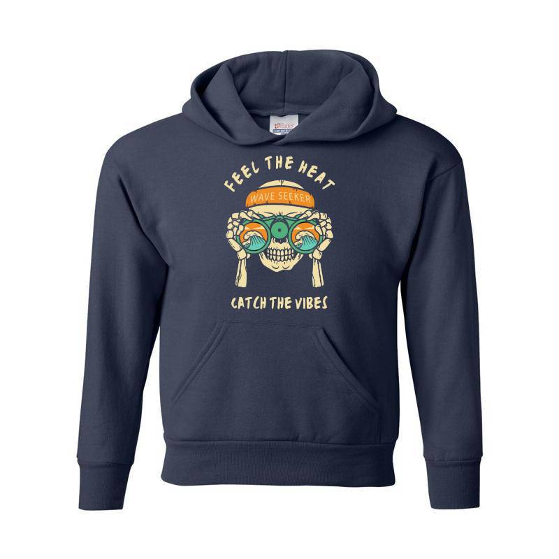Catch The Vibes Skull Hoodie