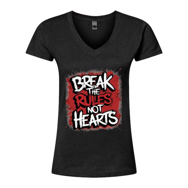 Break The Rules V-Neck T-Shirt