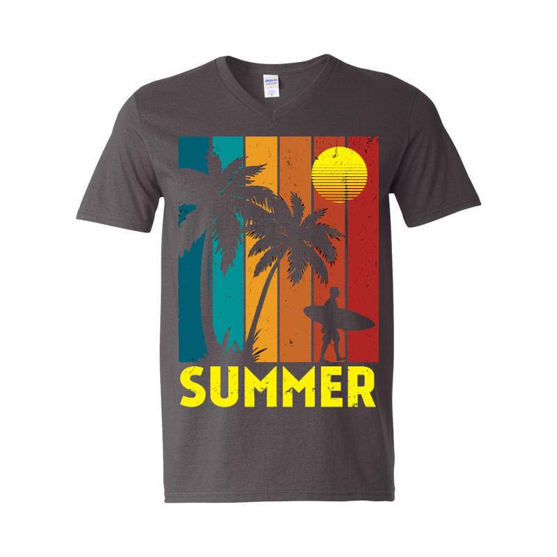 Summer V-Neck T-Shirt