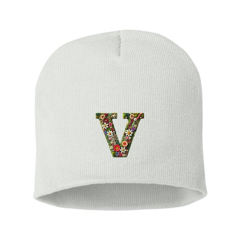 Letter V Beanie