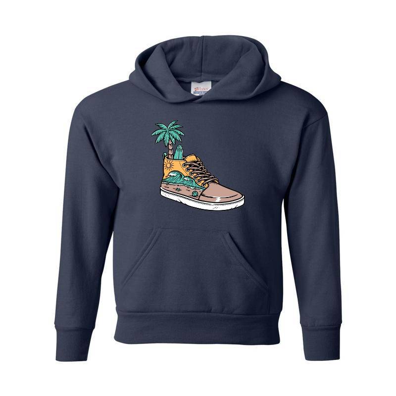 Palm and surf Hoodie