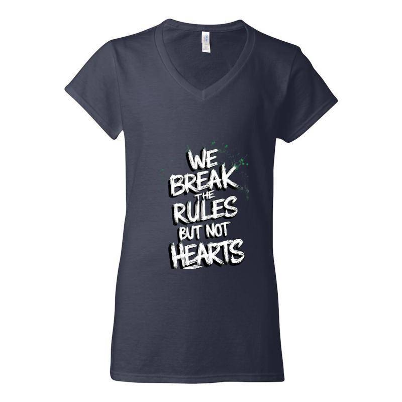 Break The Rules V-Neck T-Shirt
