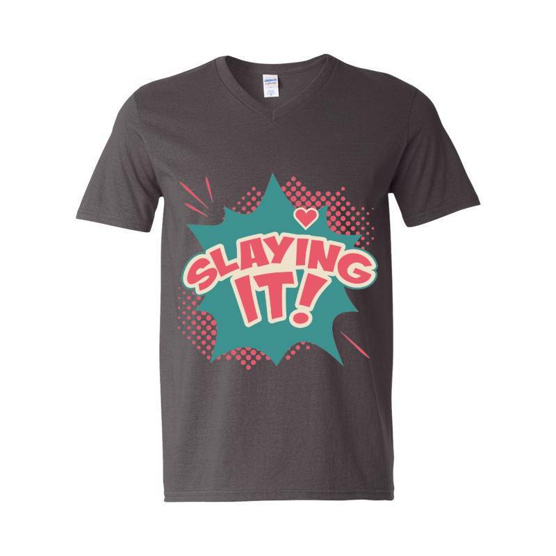 Slaying it! V-Neck T-Shirt