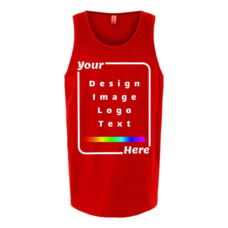 Your Design Here Multi Color Tank Top T-Shirt