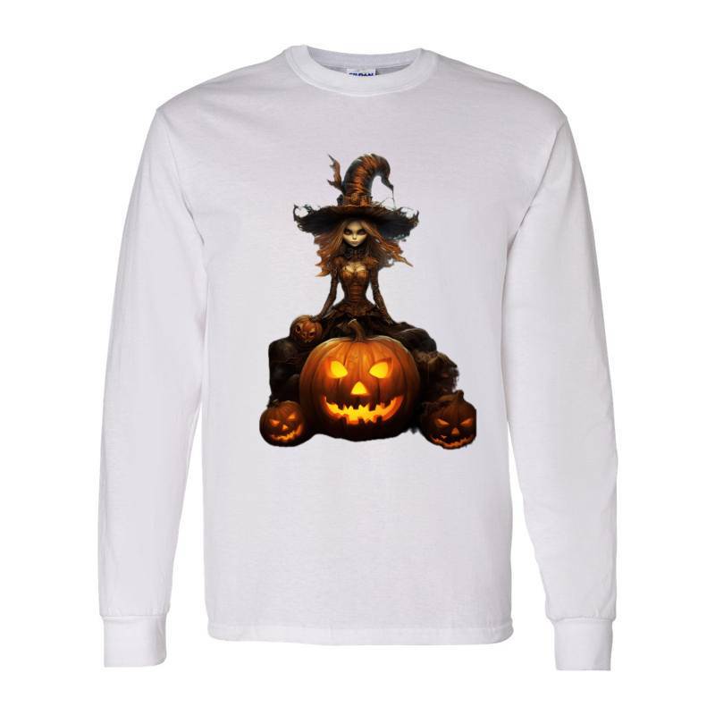 Hallowen Girl Long Sleeve Shirt