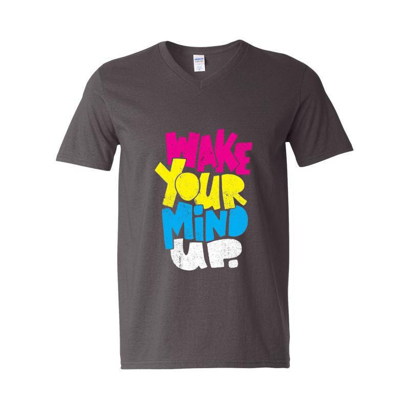 Wake Your Mind Up V-Neck T-Shirt