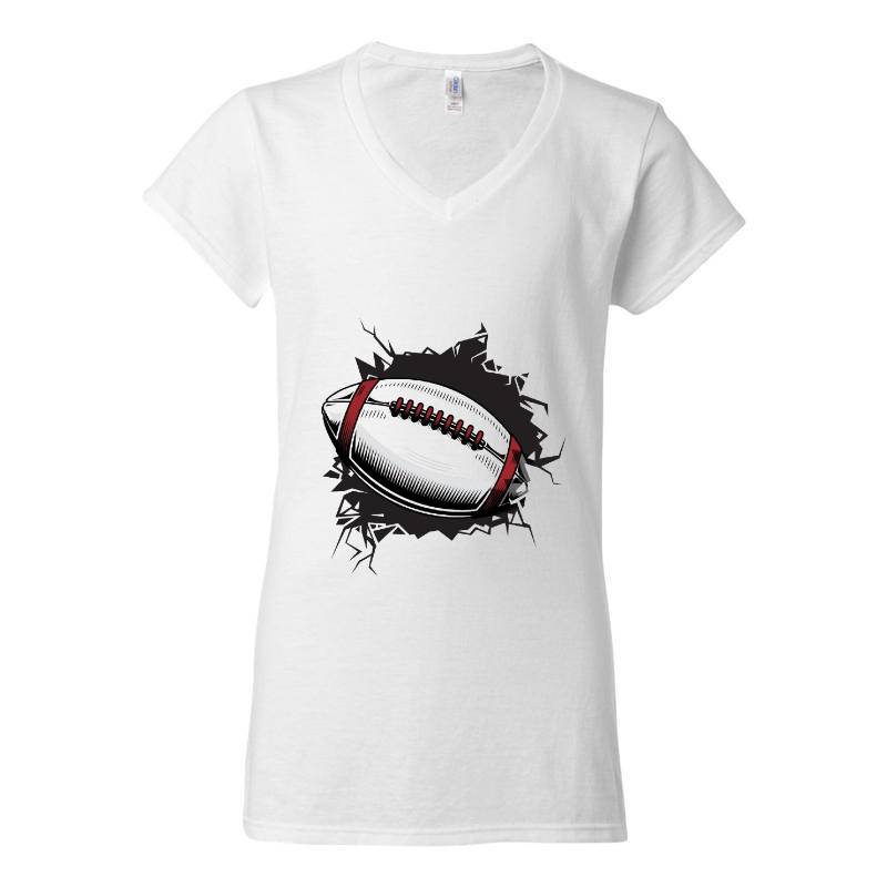 American Football V-Neck T-Shirt