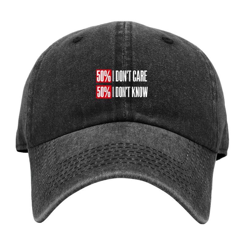 Dont Care Dont Know Baseball Cap