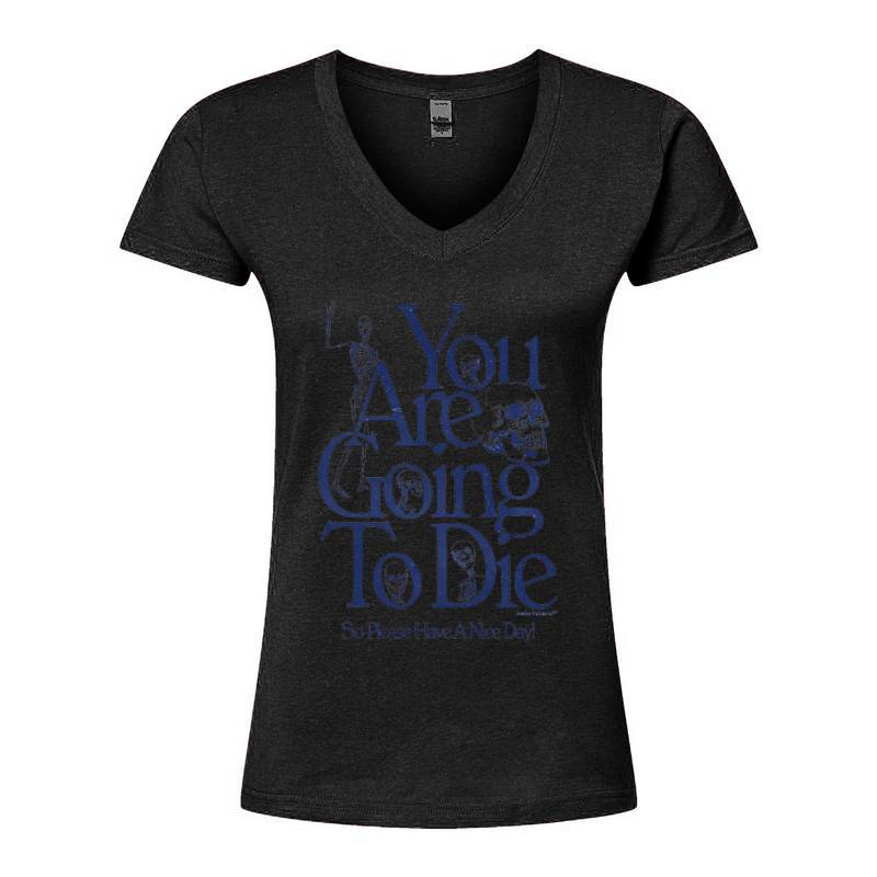 Cool Skull V-Neck T-Shirt