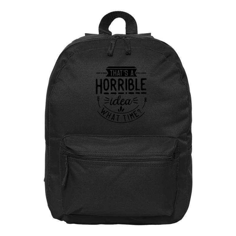 That is a horrible idea Backpack