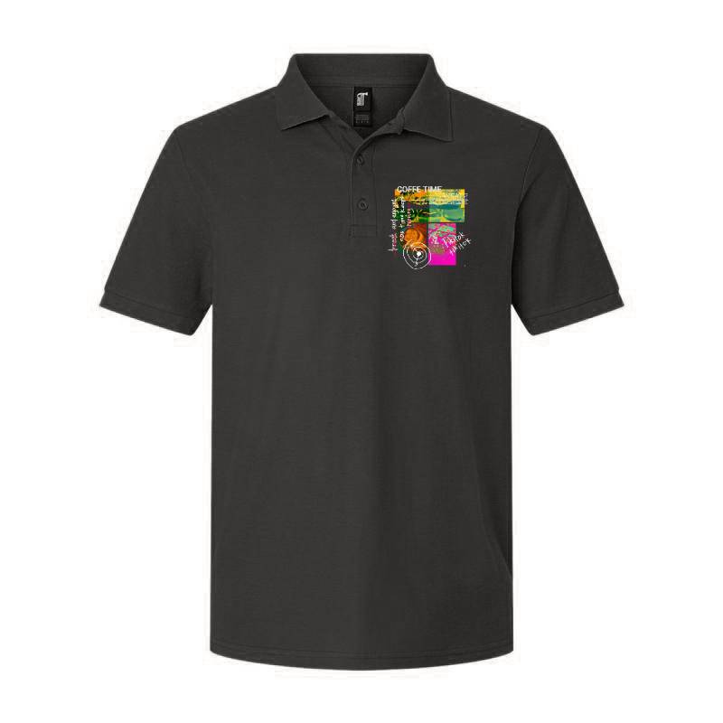 Coffe Time Polo T-Shirt