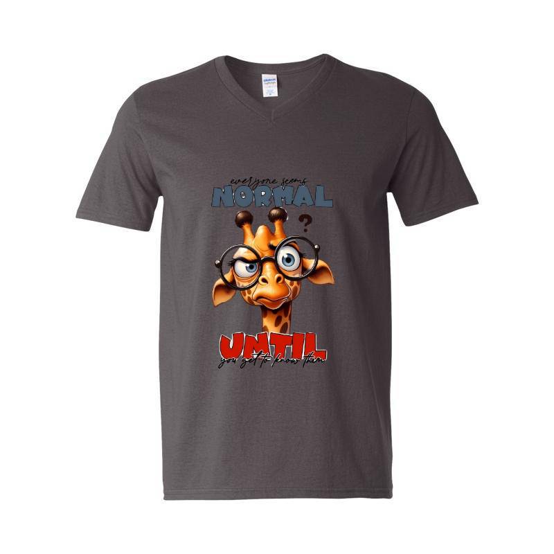 Giraffe V-Neck T-Shirt