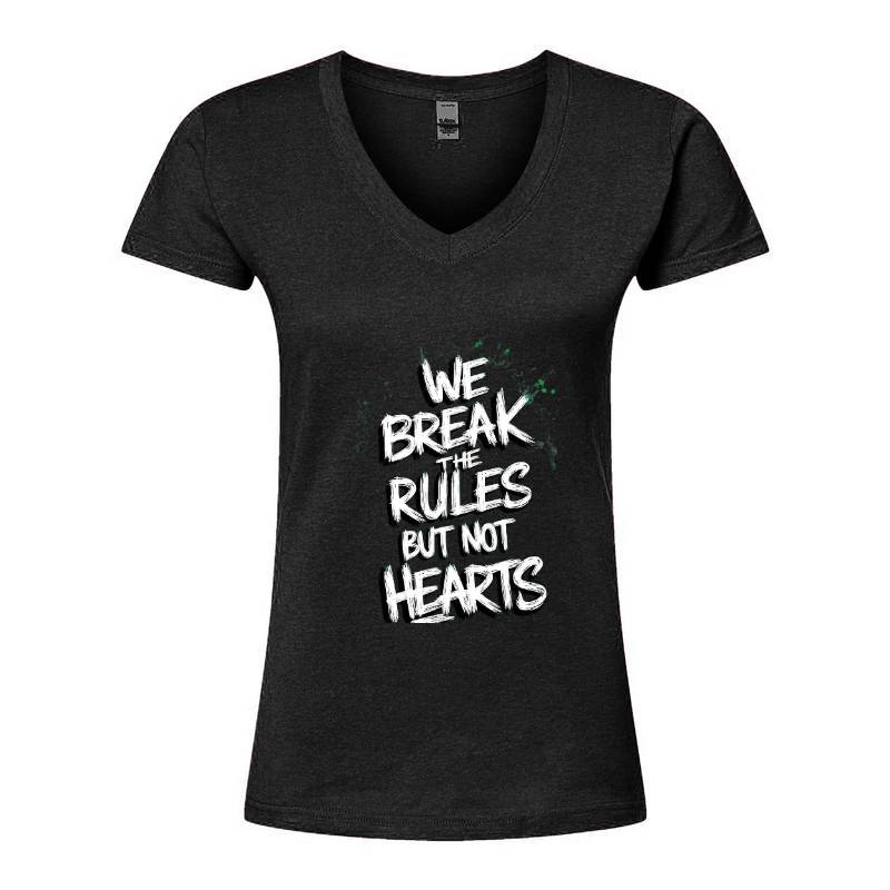 Break The Rules V-Neck T-Shirt