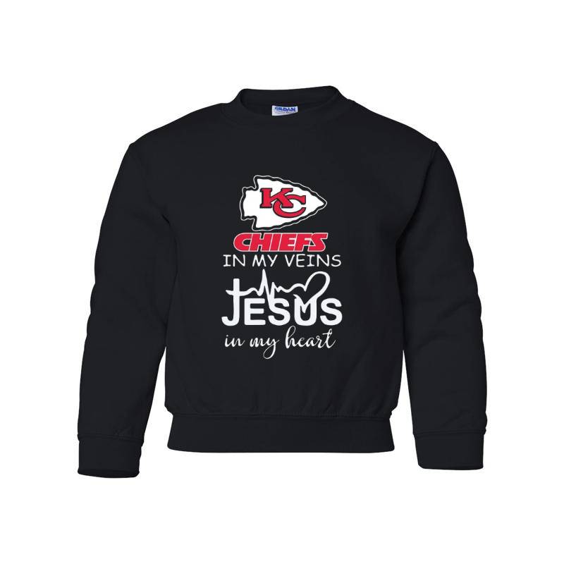 Kansas City Chiefs Youth Crewneck Sweatshirt 