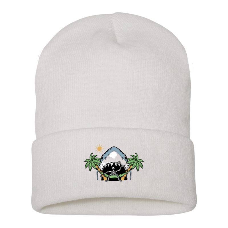 Shark and Skull Beanie