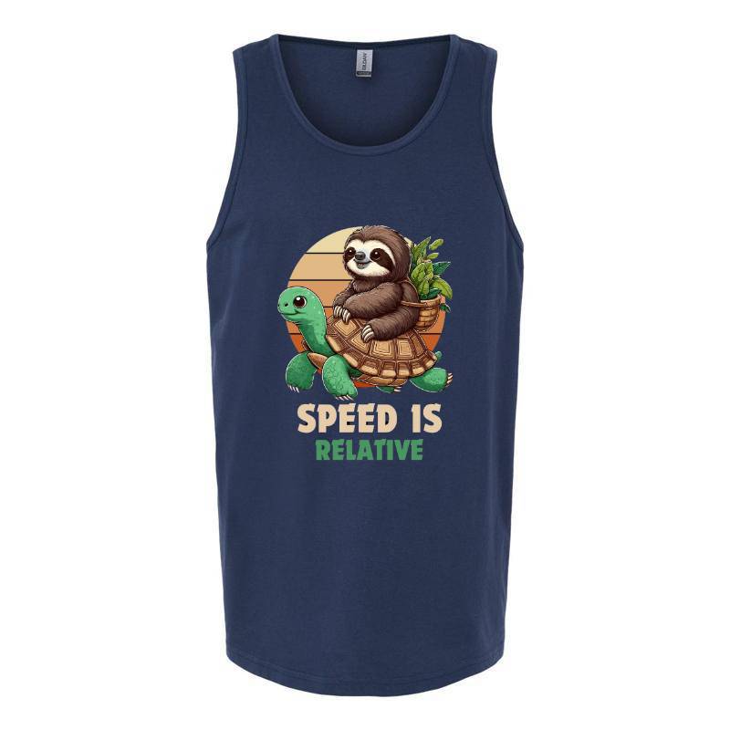 Speed Is Relative Tank Top T-Shirt