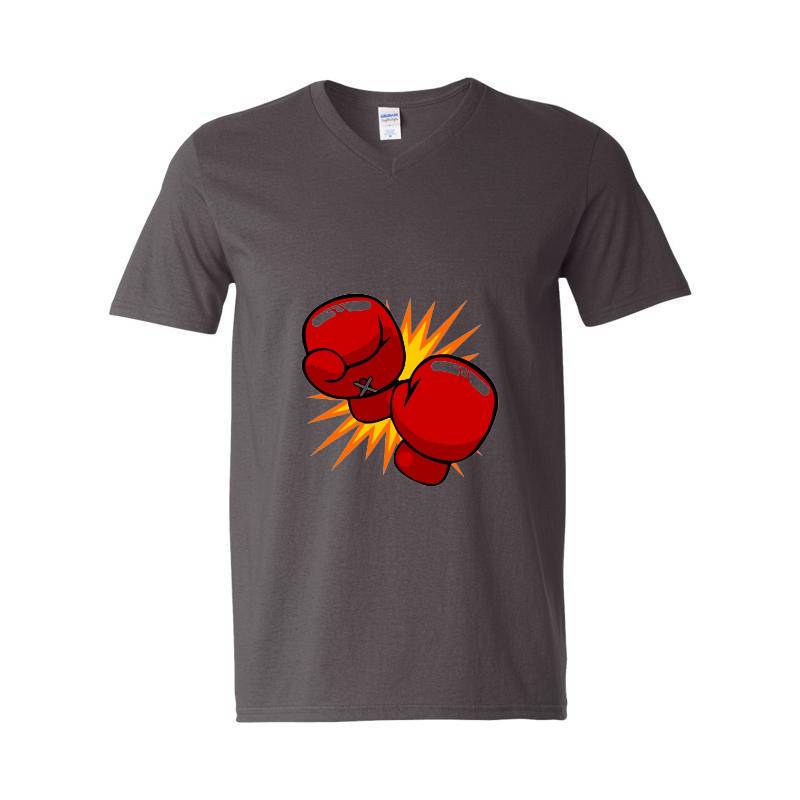 Boxing gloves V-Neck T-Shirt