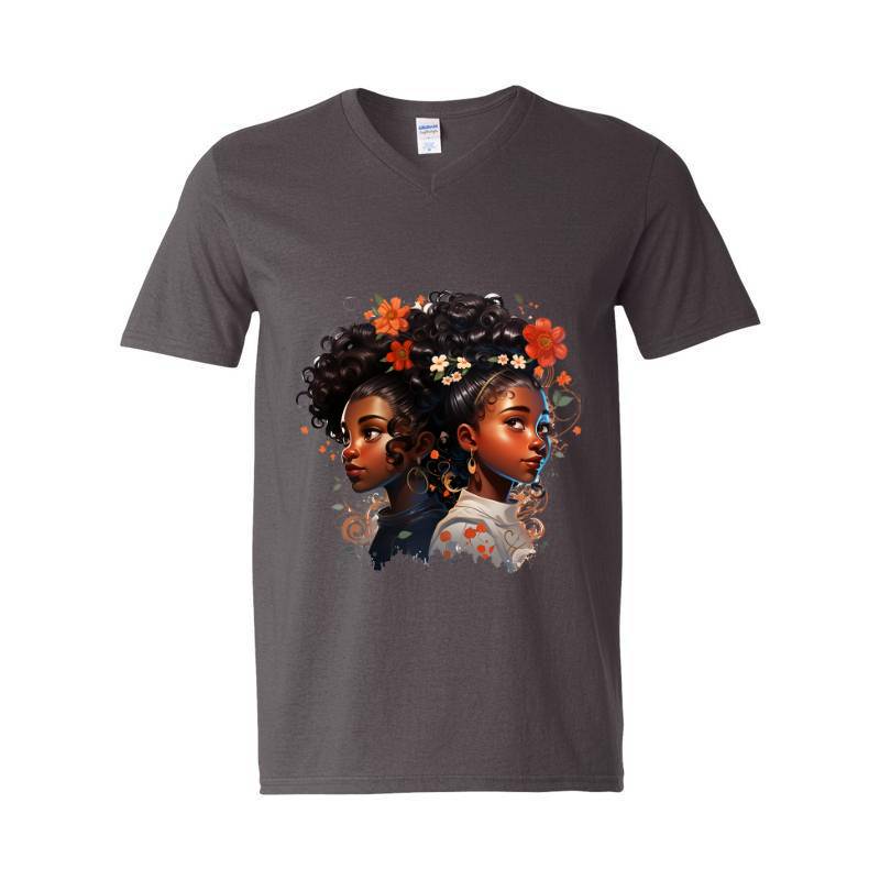 Girls And Fla V-Neck T-Shirt