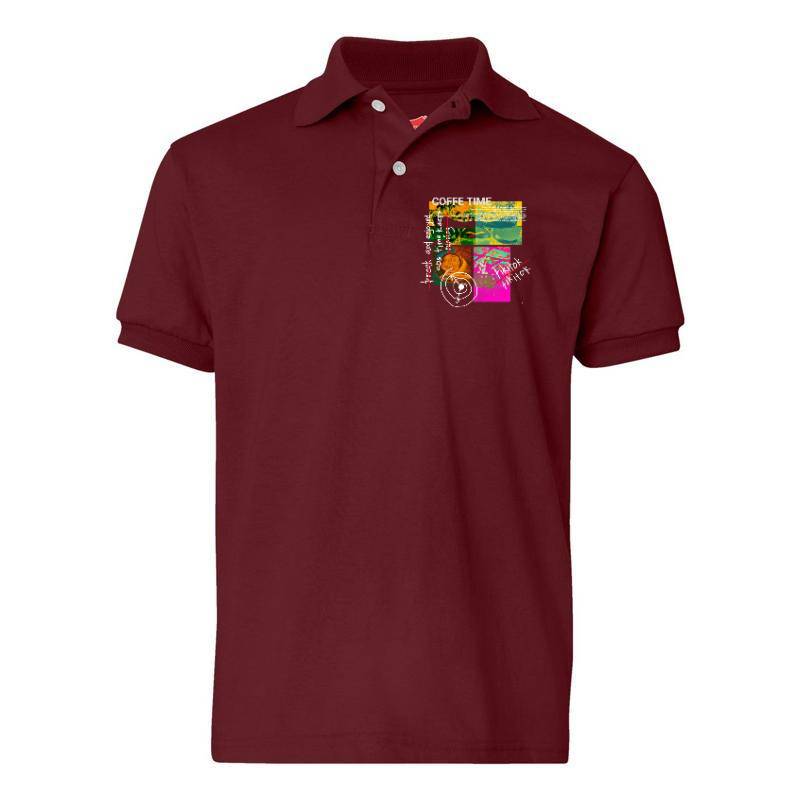 Coffe Time Polo T-Shirt