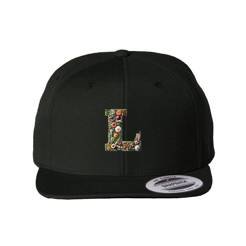 Letter L Snapback Cap