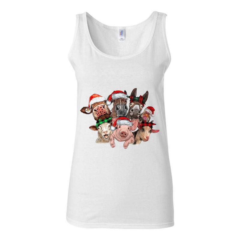 Cristmas Farm Tank Top T-Shirt