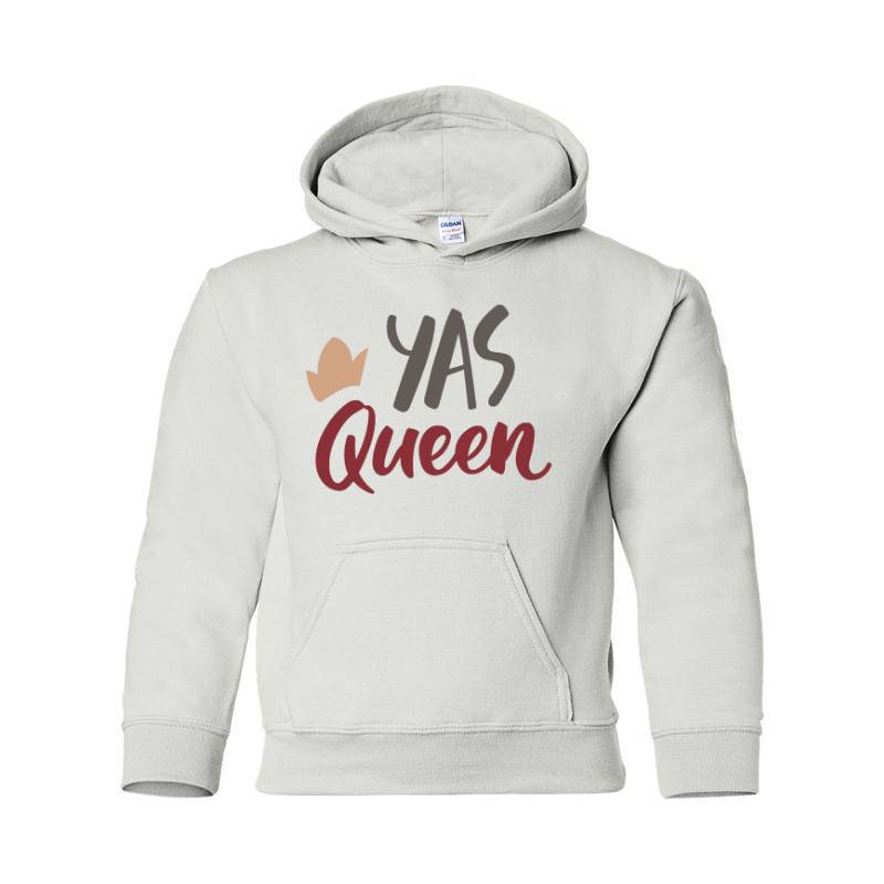YAS QUEEN Hooded Sweatshirt