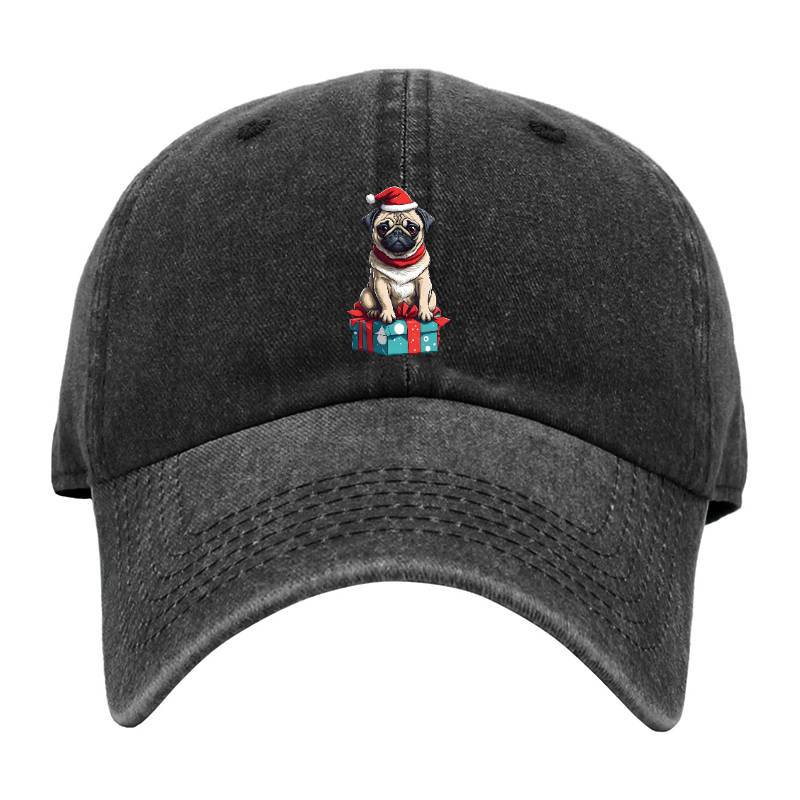Christmas Dog Baseball Cap