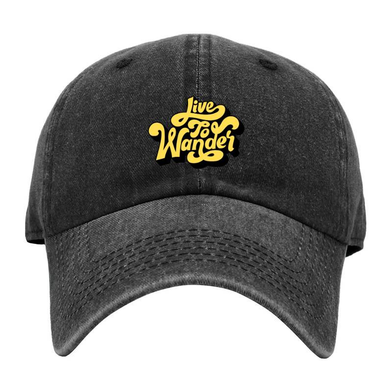 Live To Wander Baseball Cap