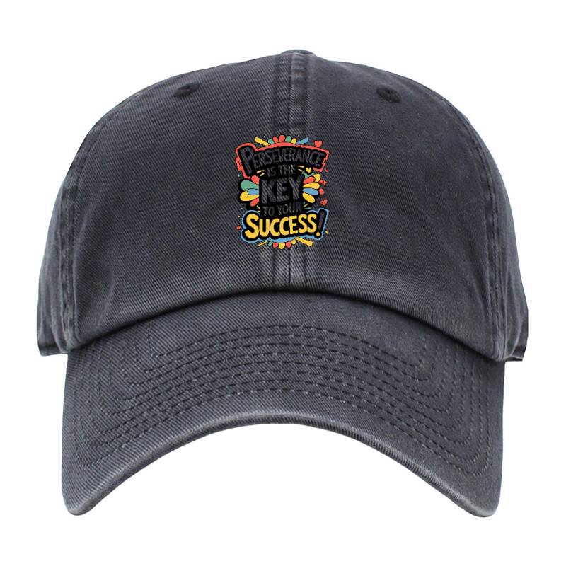Perseverance Is The Key Success Baseball Cap