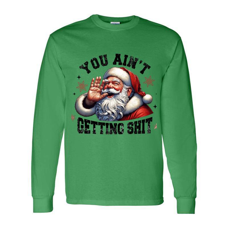 Cristmas Santa Long Sleeve Shirt