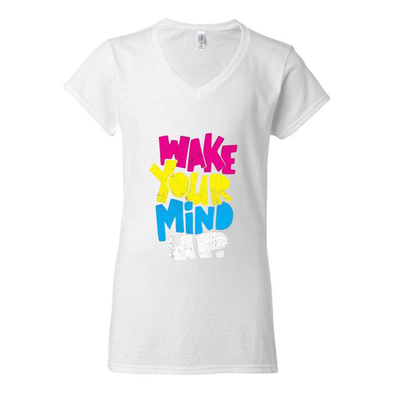 Wake Your Mind Up V-Neck T-Shirt