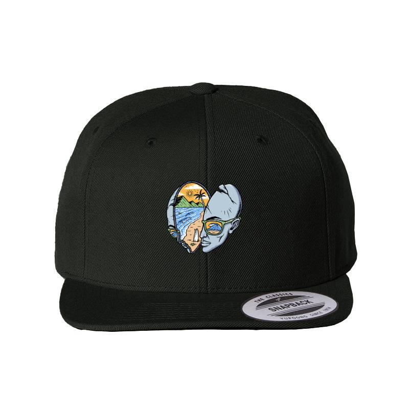 Beach Snapback Cap