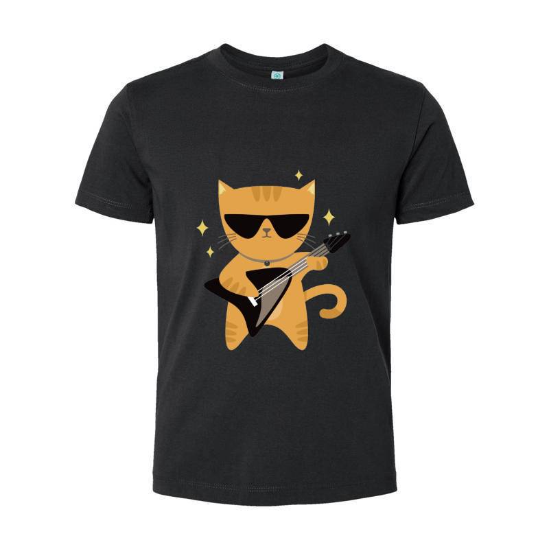 Cat Guitar T-Shirt 