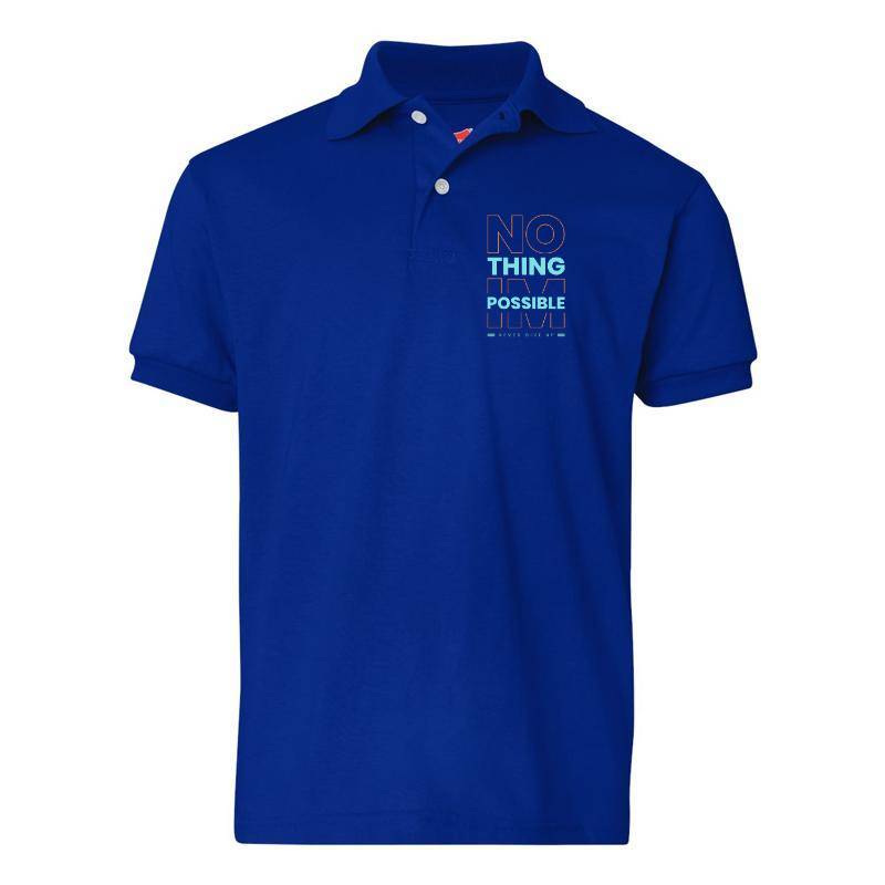 Never Give Up Polo T-Shirt
