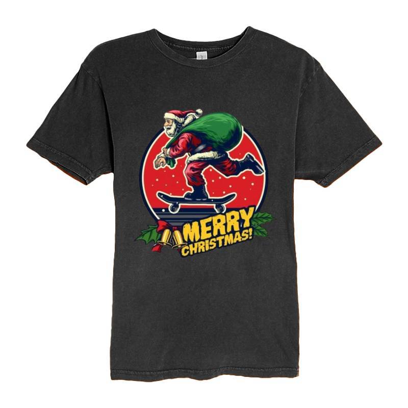 Skate Santa Claus T-Shirt