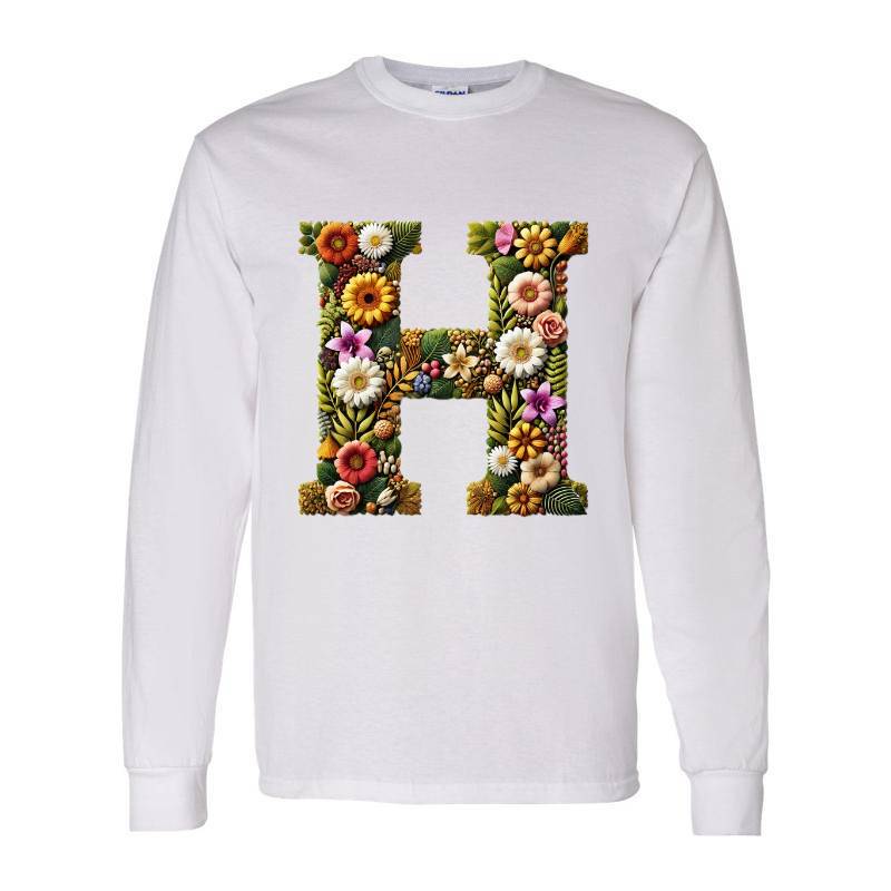 Letter H Long Sleeve Shirt