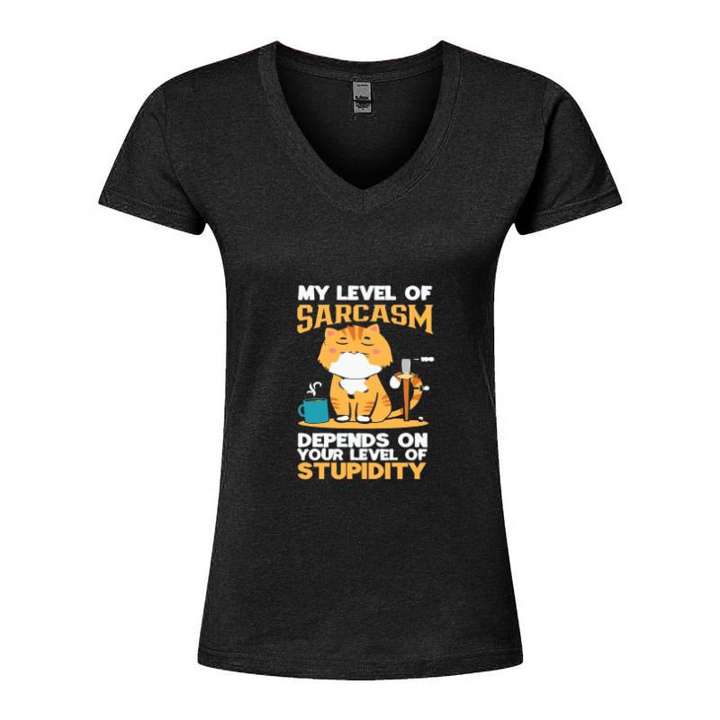 Sarcasm V-Neck T-Shirt