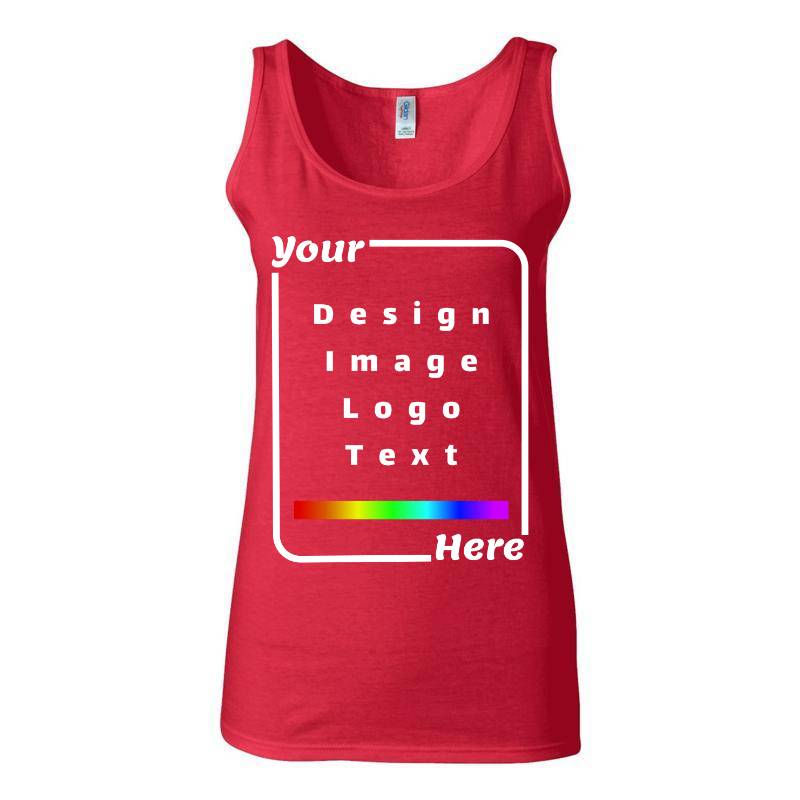 Your Design Here Multi Color Tank Top T-Shirt