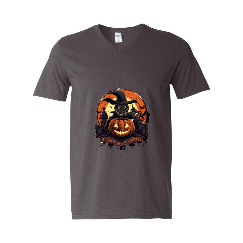 Halloween Plantree Time V-Neck T-Shirt