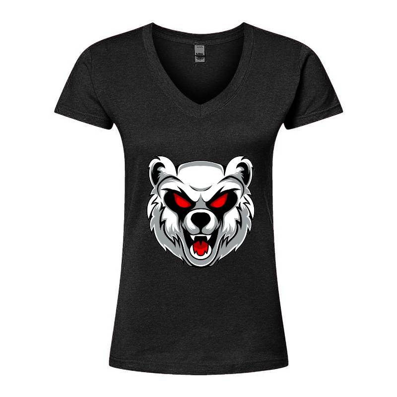 Wild Panda V-Neck T-Shirt