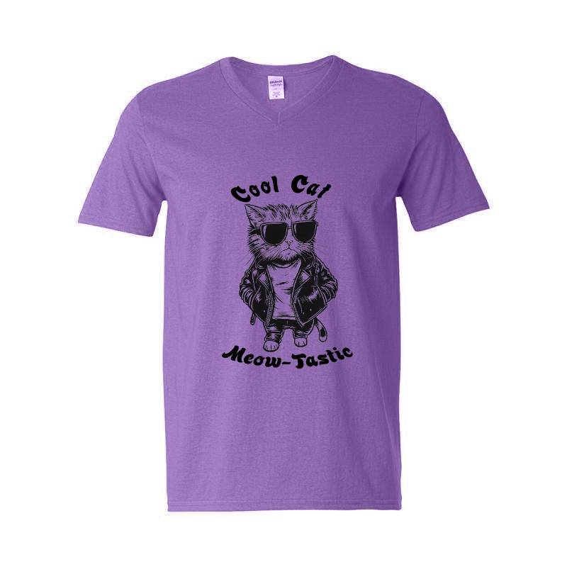 Cool Cat V-Neck T-Shirt