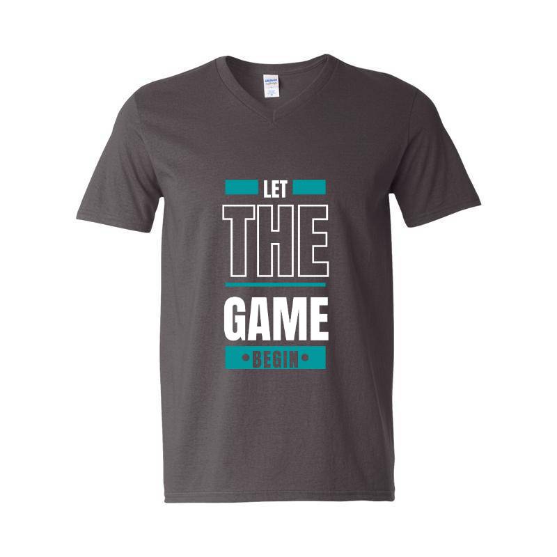 Let The Game Begin V-Neck T-Shirt