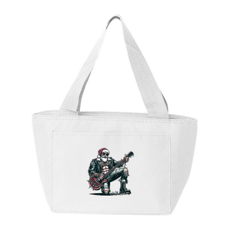 Guitar Santa Claus Cooler Bag