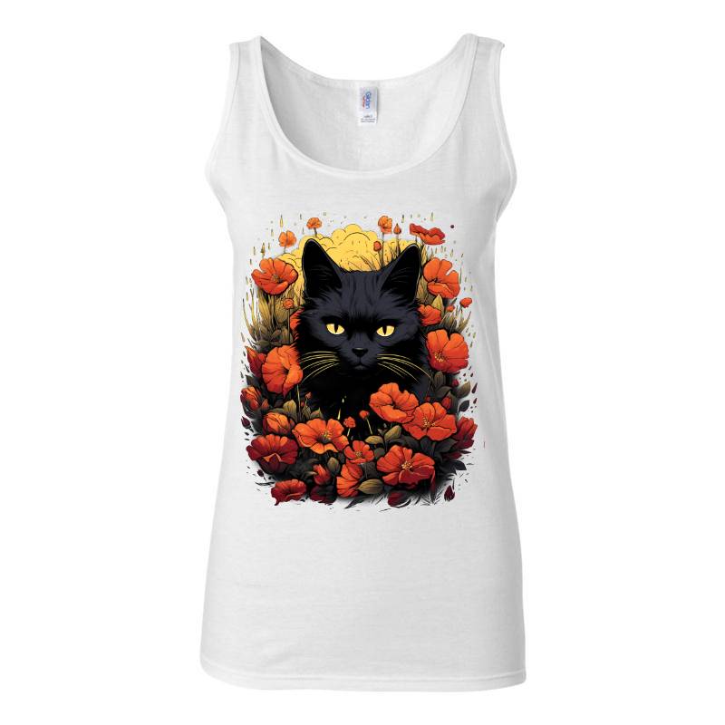 Sly Cat Ladies Tank Top T-Shirt