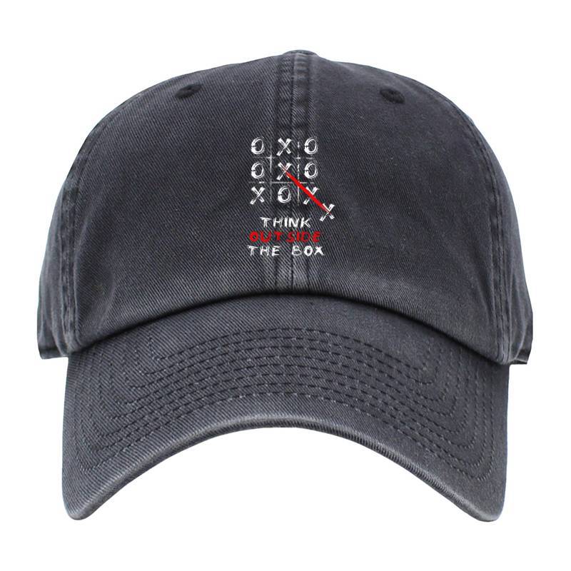 Think Outside The Box Baseball Cap