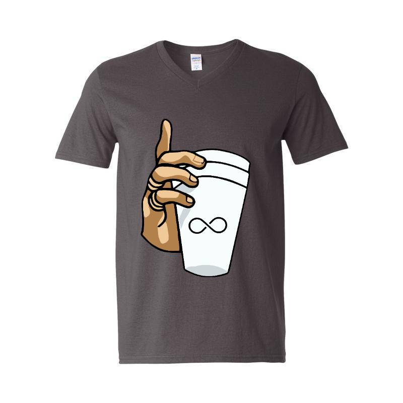 Infinity Mug V-Neck T-Shirt