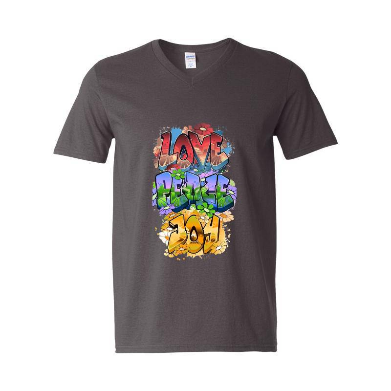 Love Peace Joy V-Neck T-Shirt
