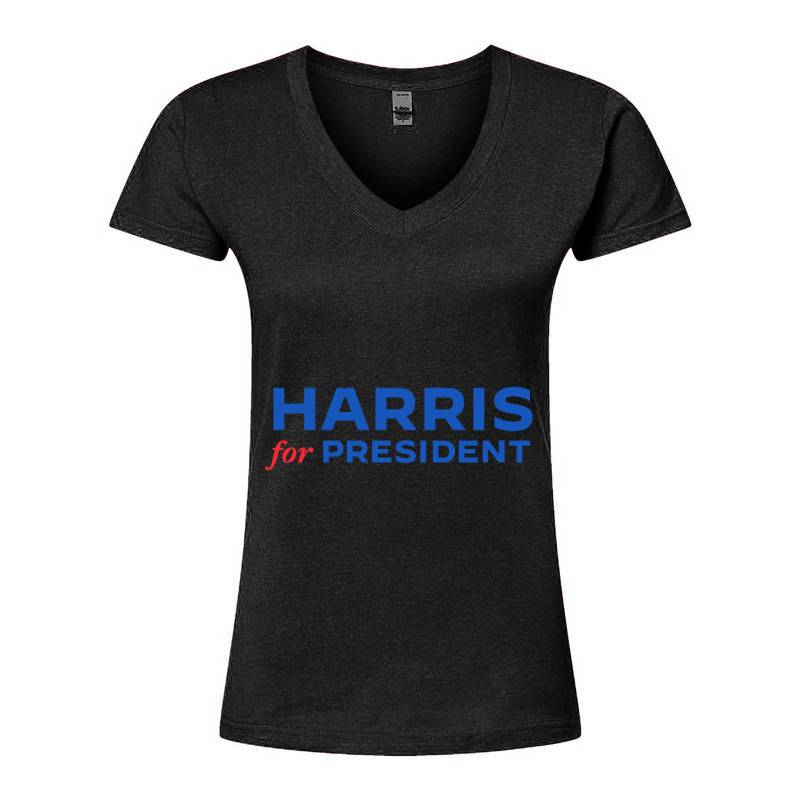 Kamala Harris V-Neck T-Shirt