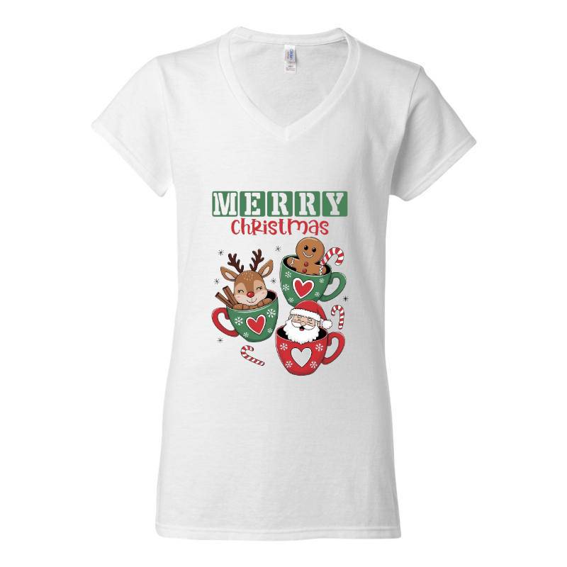 Merry Cristmas V-Neck T-Shirt